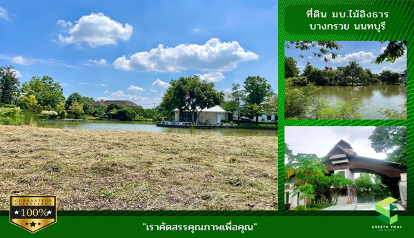 ขายที่ดินติดทะเลสาบ หมู่บ้านไม้อิงธาร ถนนสำเร็จพัฒนา ต.ศาลากลาง บางกรวย นนทบุรี ใกล้มหิดล ศาลายา 