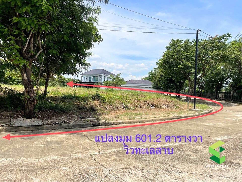 ขายที่ดินติดน้ำ ริมทะเลสาบ มบ.ไม้อิงธาร ต.ศาลากลาง บางกรวย นนทบุรี ใกล้มหิดล