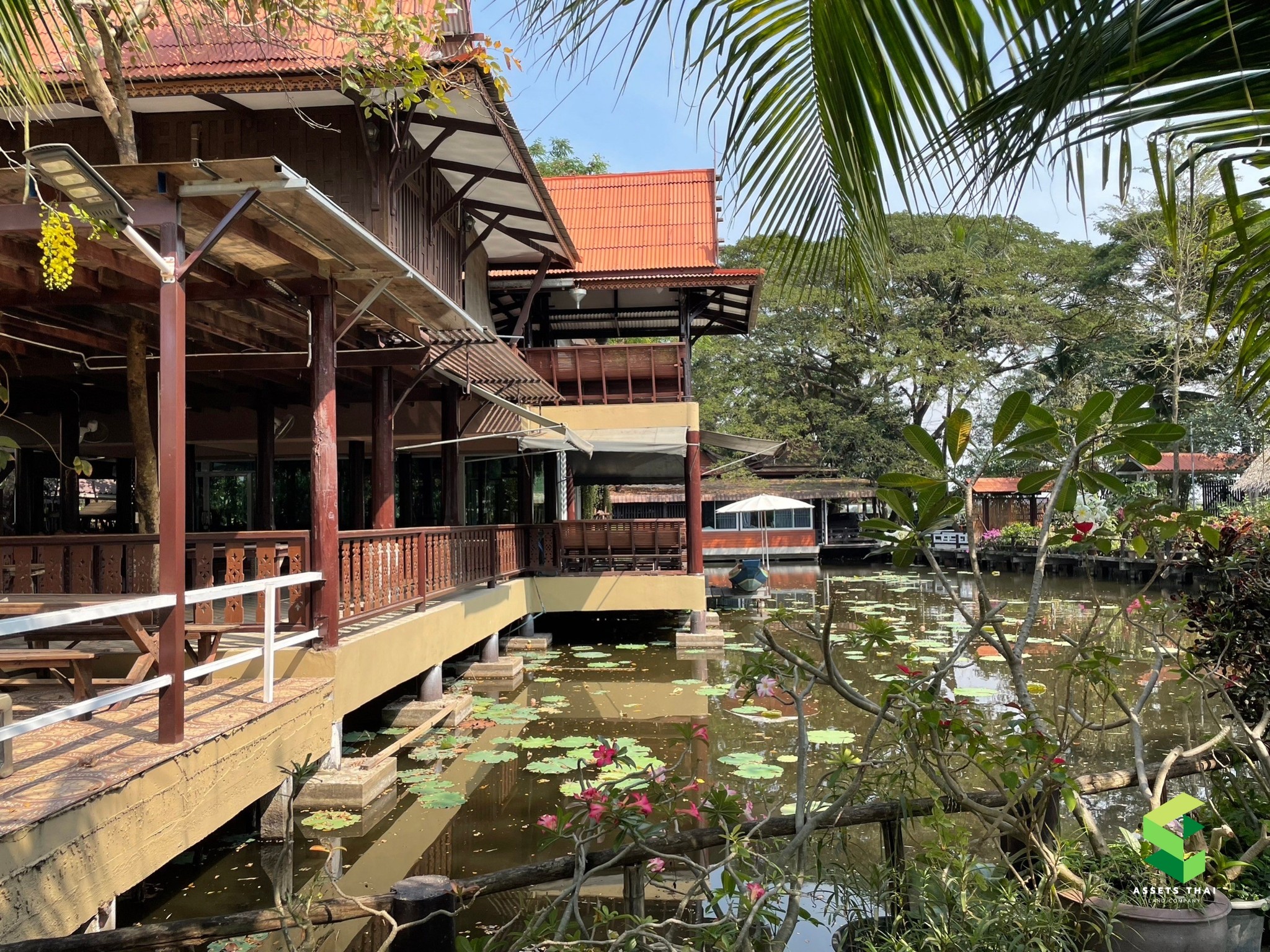 ให้เช่าร้านอาหาร คาเฟ่ สถานที่จัดเลี้ยง เรือนไทย 2.8 ไร่ ใกล้มหิดลศาลายา อ.บางใหญ่ นนทบุรี